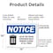 Signmission Lid Trash Container Remain Closed All Times, 14 in W x Rectangle, Plastic OS-2PACK-NS-P-1014-L-15883 - alternate 8